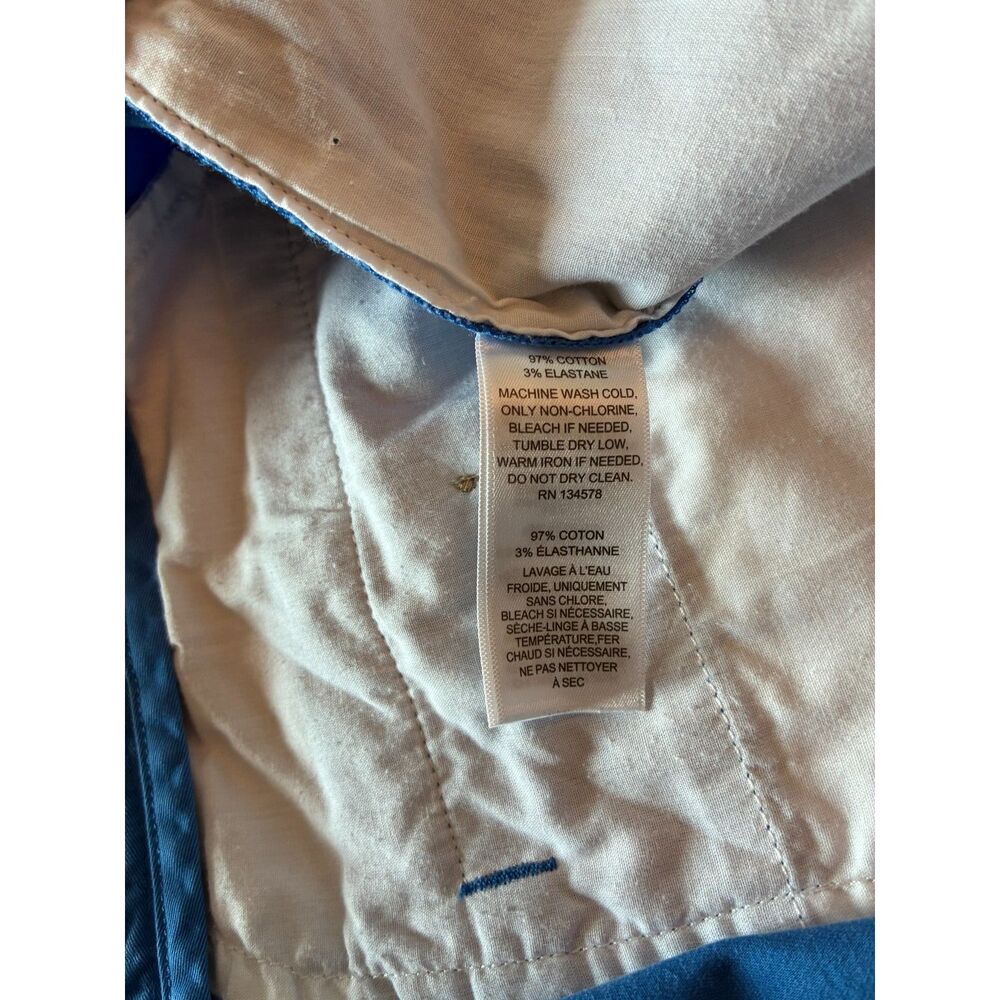 Vineyard Vines Breaker Shorts Mens 38 Blue Cotton Stretch Chino Preppy - Picture 7 of 8